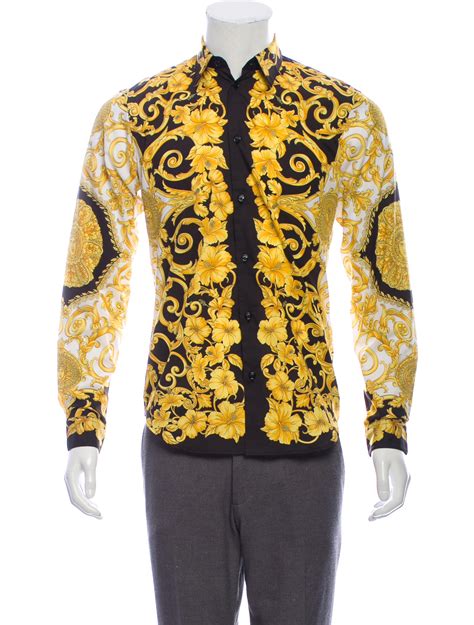 versace button up shirt|Versace formal shirts.